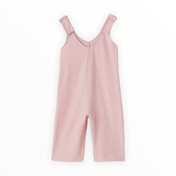 ZARA Kids | Pink | SPARKLY BOW JUMPSUIT - Picture 2 of 3